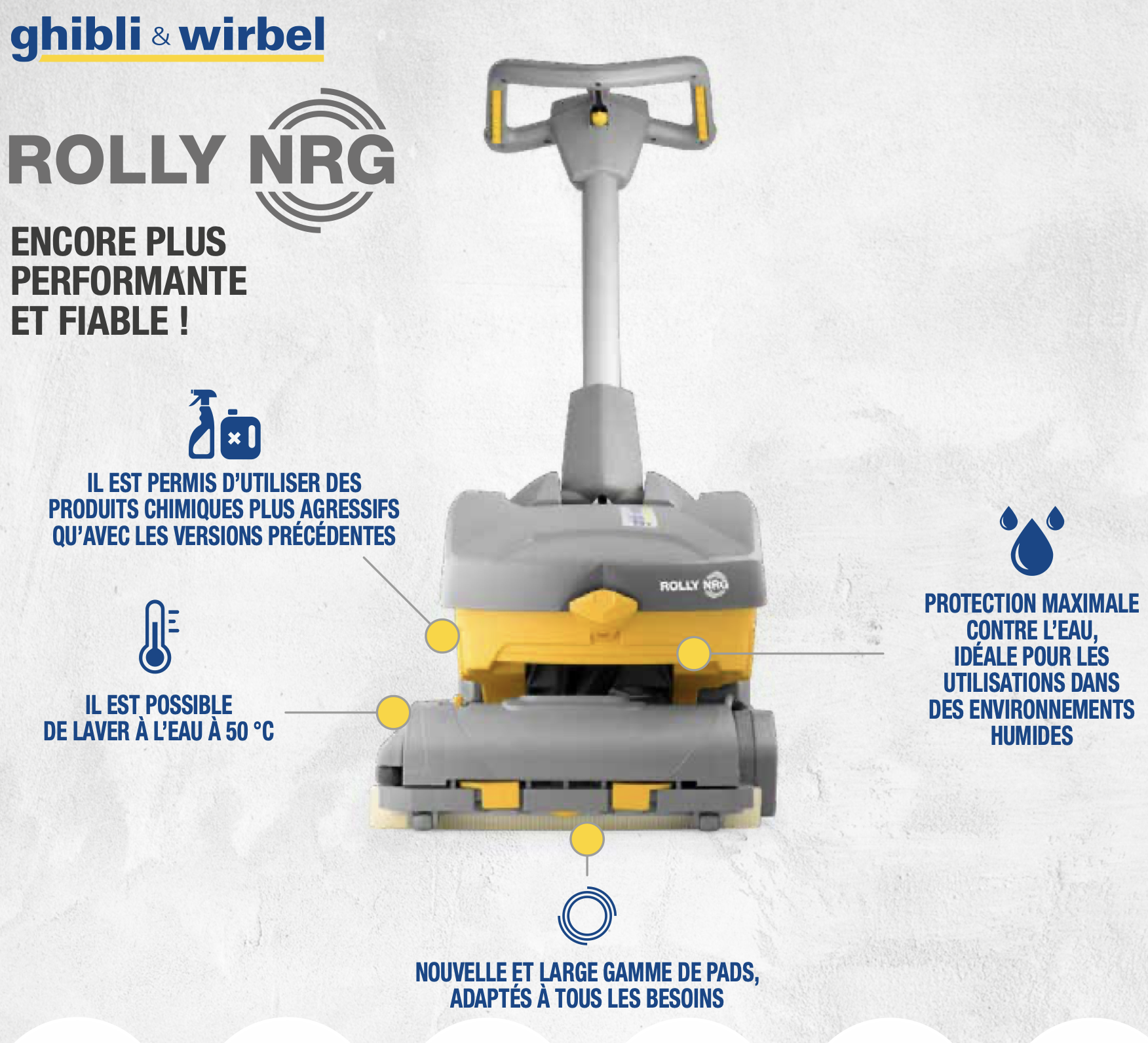 Autolaveuse compacte NRG Rolly GHIBLI